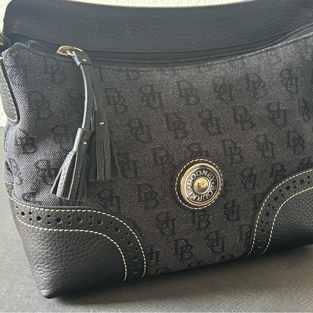 Dooney & Bourke Shoulder Bag w/ Matching Purse New Registration Card Nos Match - Picture 6 of 11